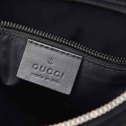 Gucci GG Supreme Monogram Web Messenger Bag Black 7 of 10