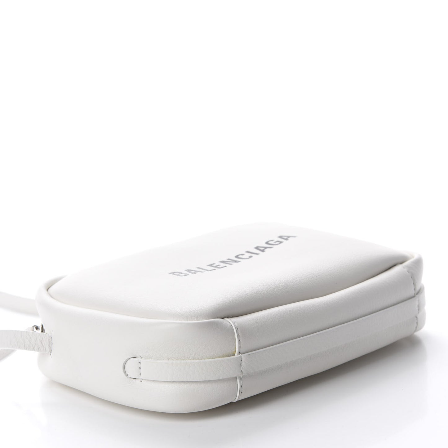 Calfskin Logo S Everyday Camera Bag White
