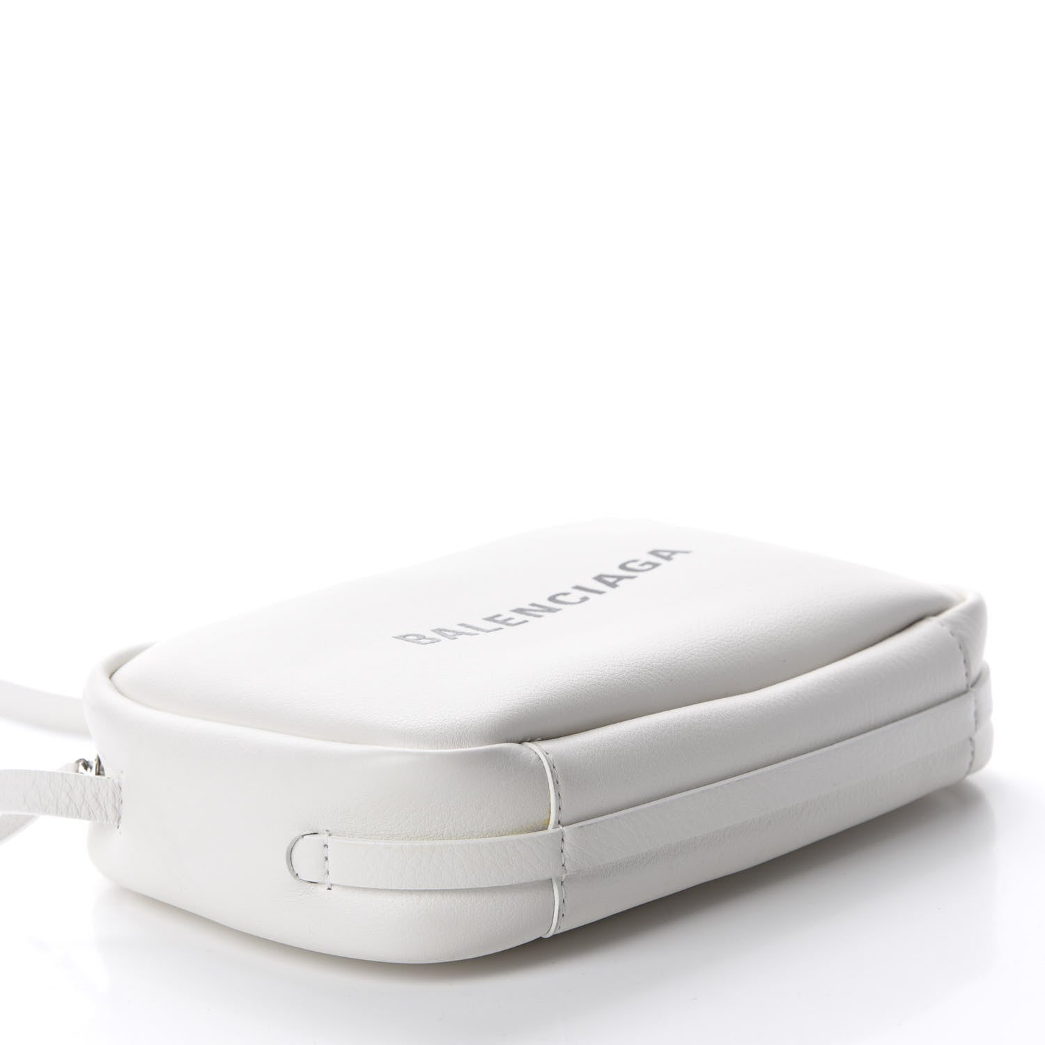 Balenciaga Calfskin Logo S Everyday Camera Bag White 4 of 10