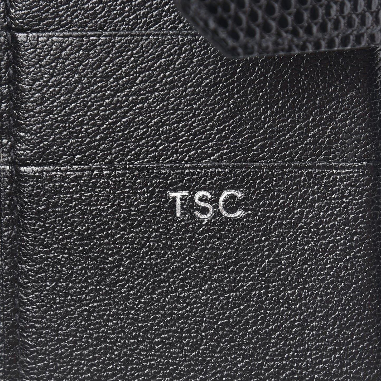 Lizard Bearn Gusset Wallet Black