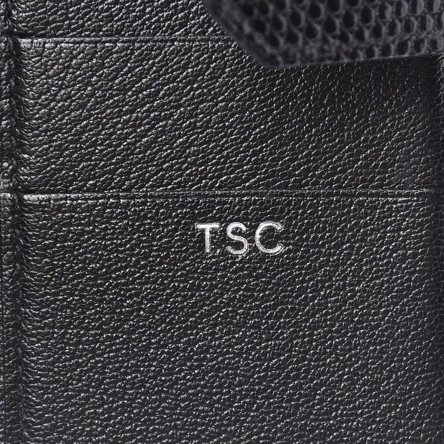 Hermes Lizard Bearn Gusset Wallet Black 8 of 9