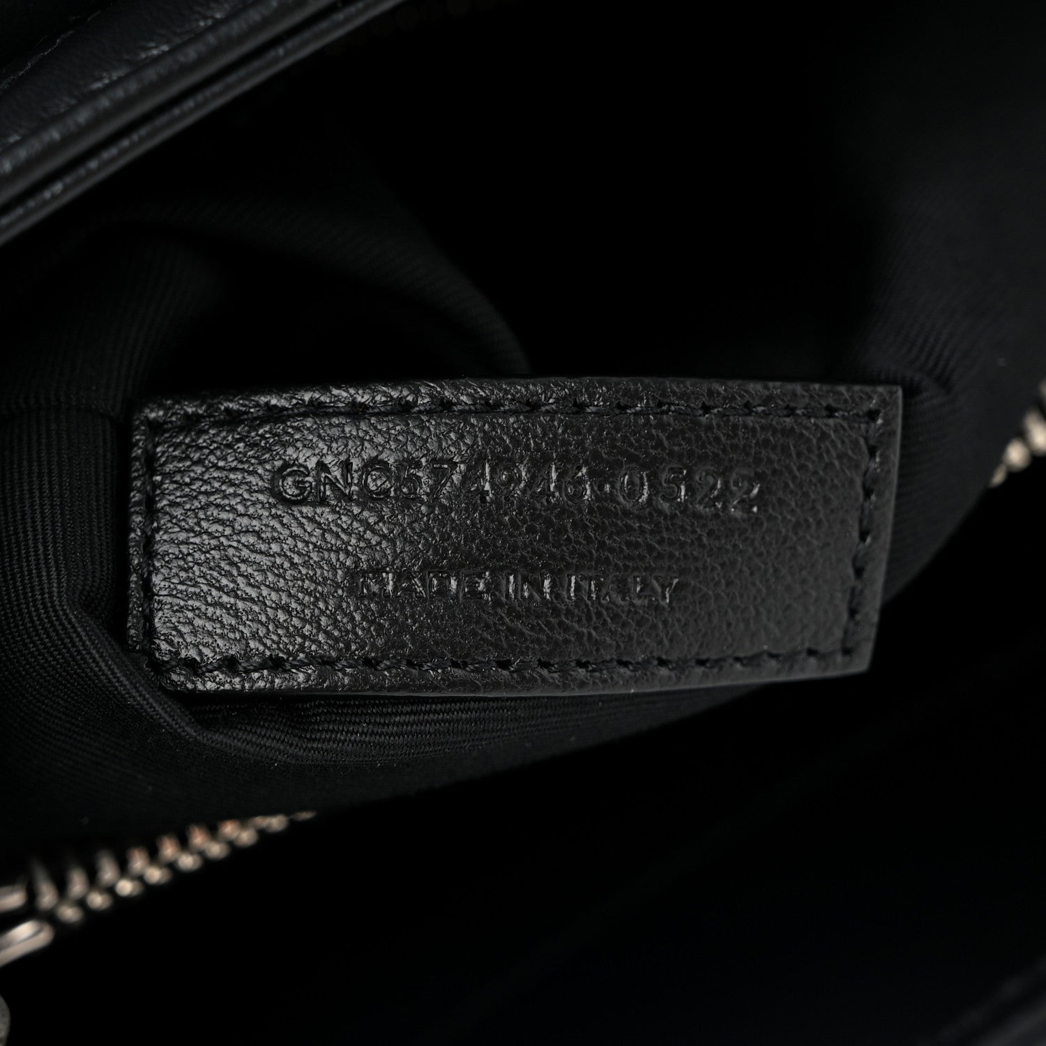 Saint Laurent Calfskin Y Quilted Monogram Medium Loulou Chain Satchel Black 7 of 11