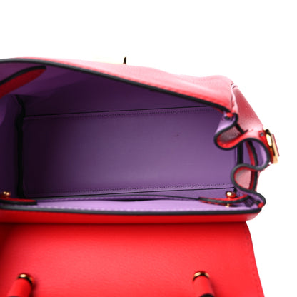 Versace Calfskin Small La Medusa Top Handle Handbag Red 5 of 8