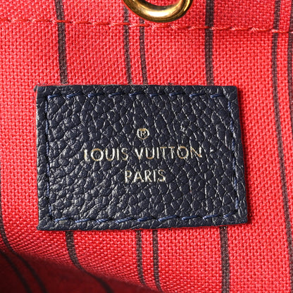 Louis Vuitton Empreinte Montaigne MM Marine Rouge 6 of 10
