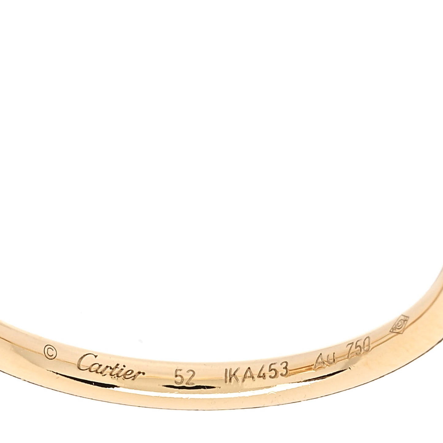 18K Yellow Gold Small Juste Un Clou Ring 52 6