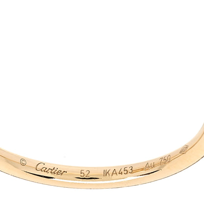 Cartier 18K Yellow Gold Small Juste Un Clou Ring 52 6 4 of 5