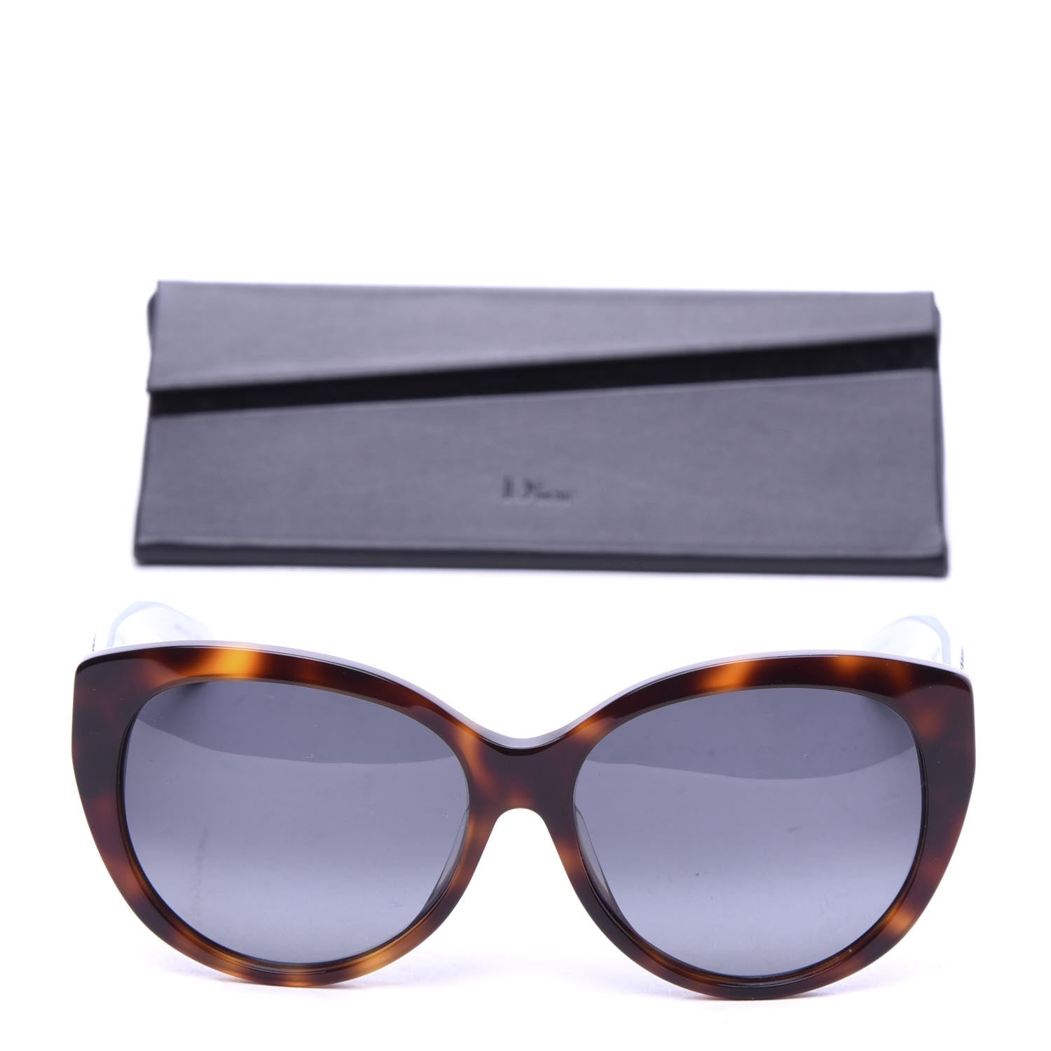 Christian Dior Resin Micro-Cannage Dior Lady 1 Sunglasses Havana Blue 7 of 7
