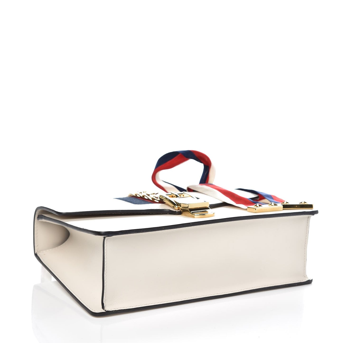 Calfskin Small Sylvie Shoulder Bag Off White
