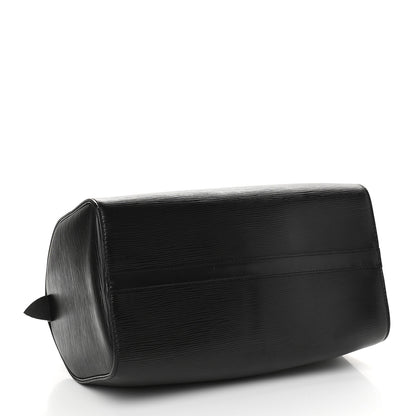Louis Vuitton Epi Speedy 30 Black 4 of 9