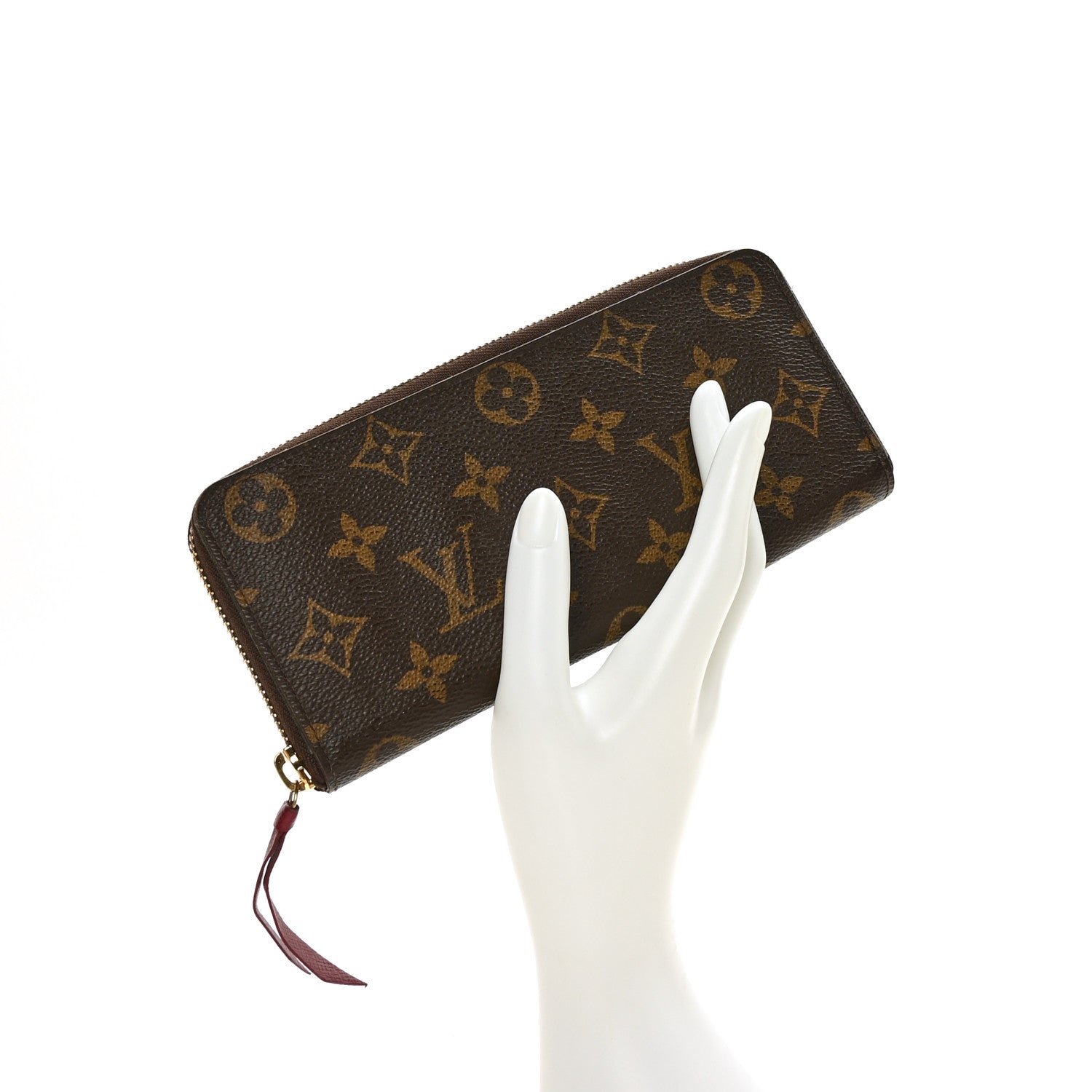 Louis Vuitton Monogram Clemence Wallet Fuchsia 5 of 11