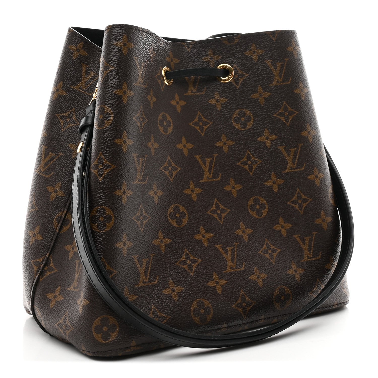 Louis Vuitton Monogram Neonoe MM Black 3 of 11