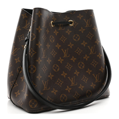 Louis Vuitton Monogram Neonoe MM Black 3 of 11