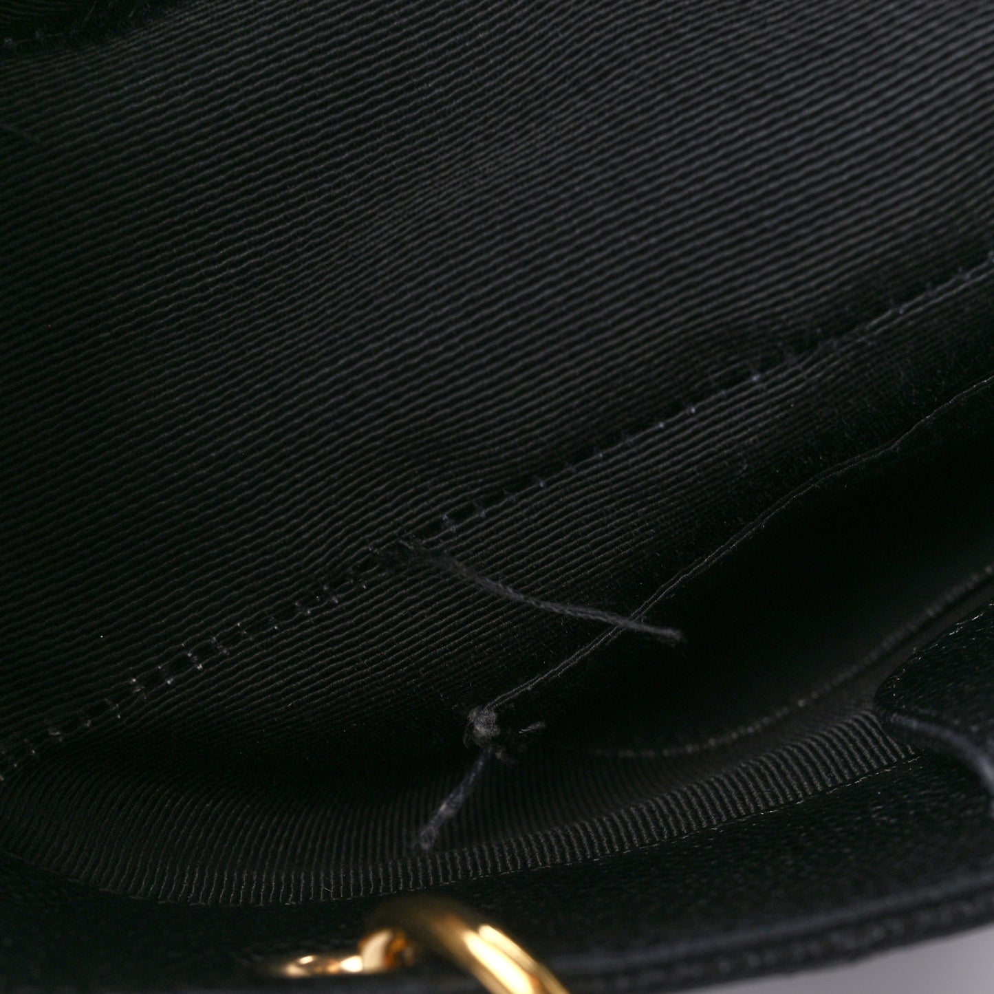 Caviar Quilted Petit Shopping Tote PST Black