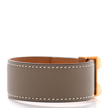 Hermes Swift Collier de Chien CDC 24 Bracelet T1 Etoupe 3 of 6