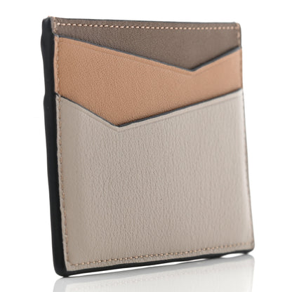 Loewe Calfskin Puzzle Colorblock Card Holder Camel 3 of 7