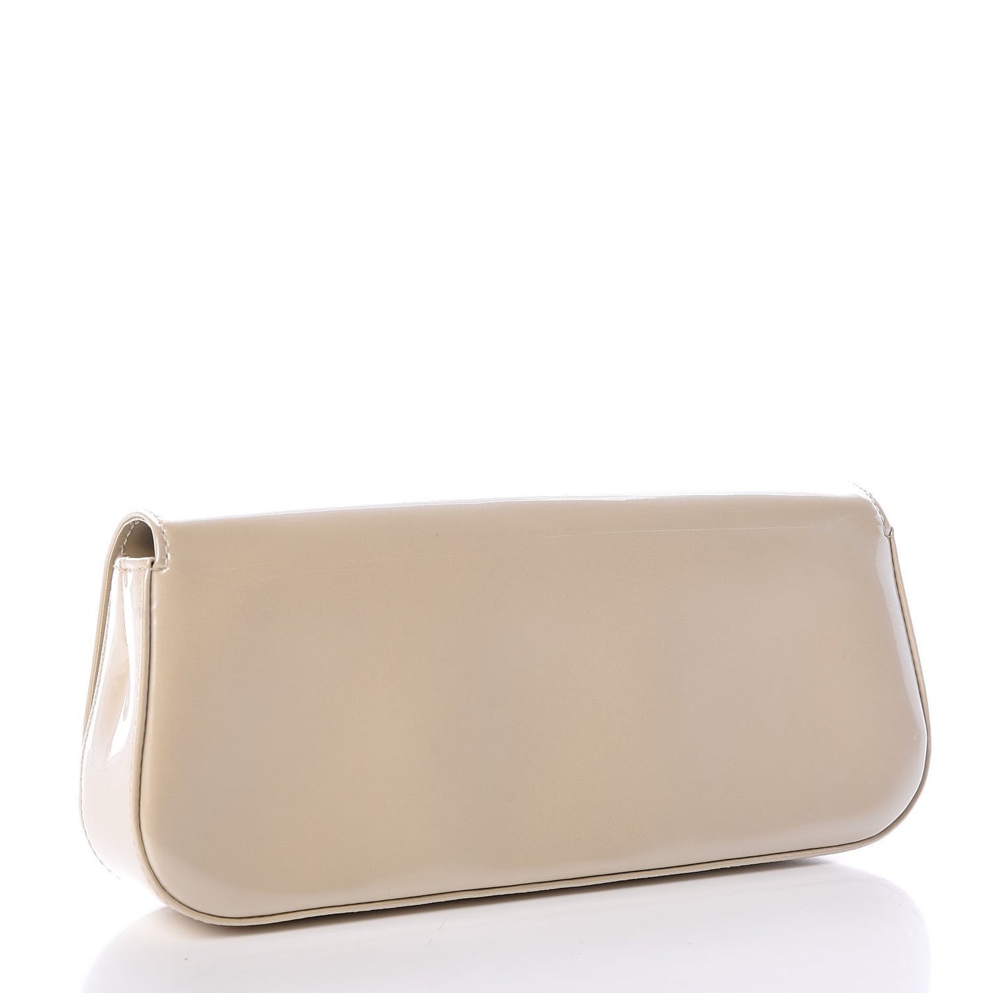 Patent Sobe Clutch Blanc Corail