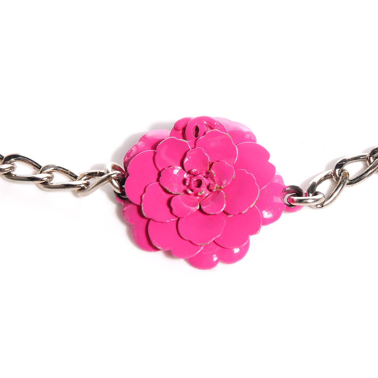 Flower Chain Camellia Bracelet Pink