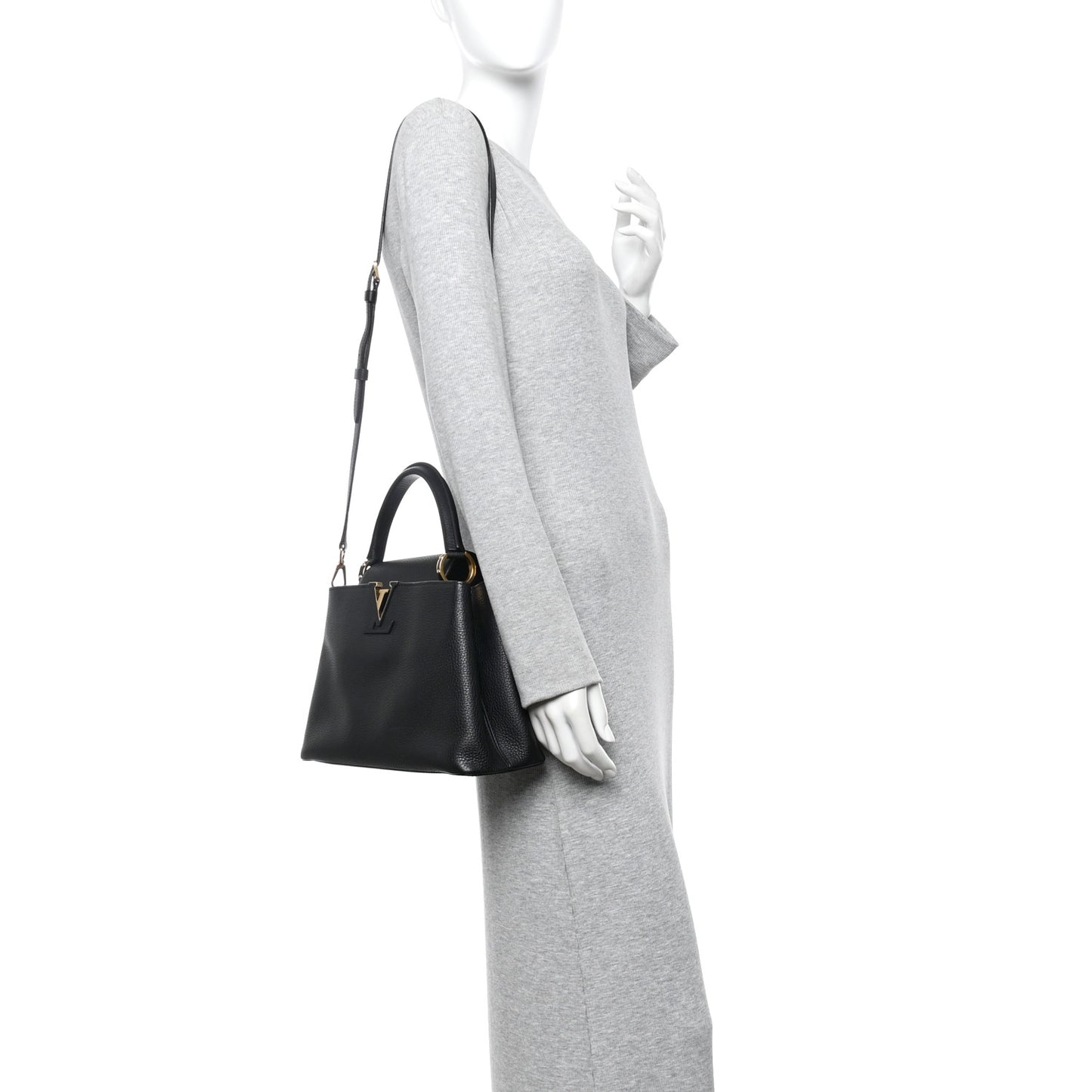 Taurillon Capucines PM Black