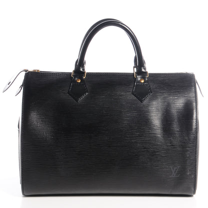Louis Vuitton Epi Speedy 30 Black 1 of 7