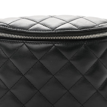 Chanel Lambskin Quilted Waist Belt Bag Black 8 of 14