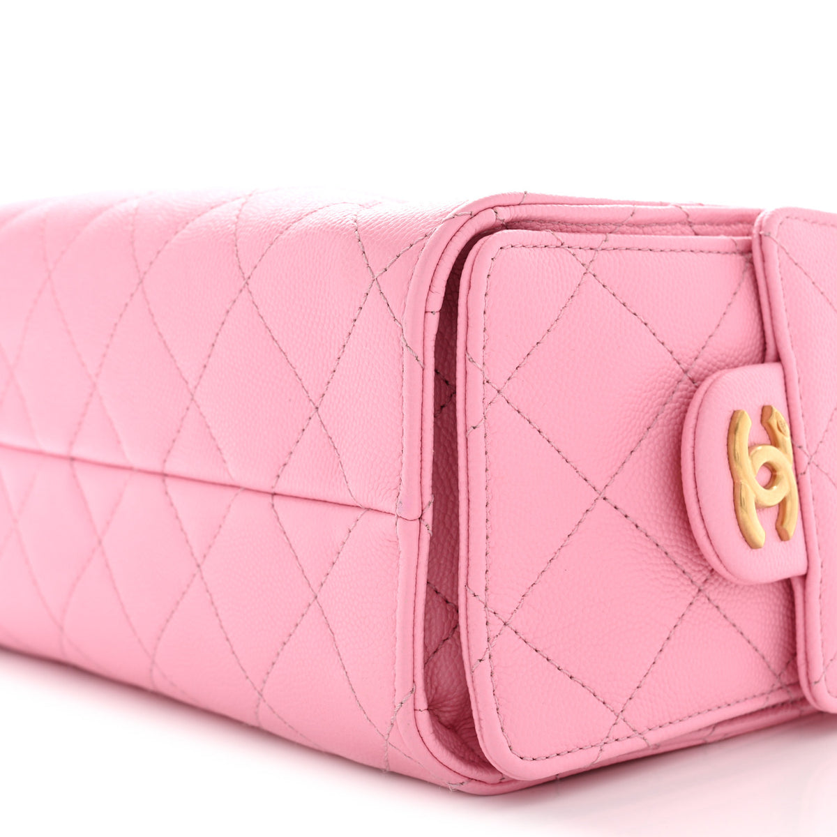 Chanel Caviar Quilted Mini Chanel 25 Handbag Pink 10 of 10