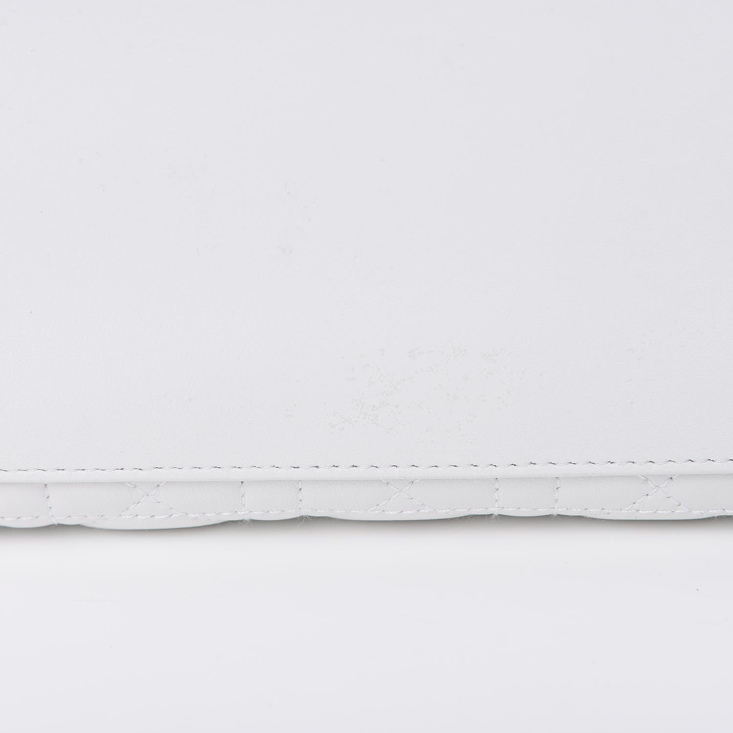 Christian Dior Lambskin Cannage Medium Lady Dior White 13 of 14