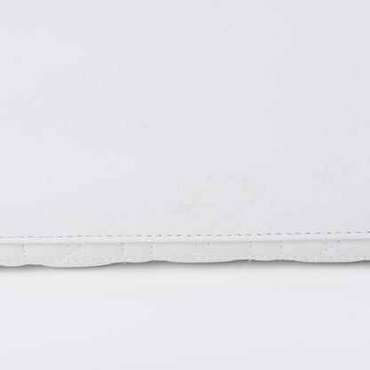 Christian Dior Lambskin Cannage Medium Lady Dior White 13 of 14