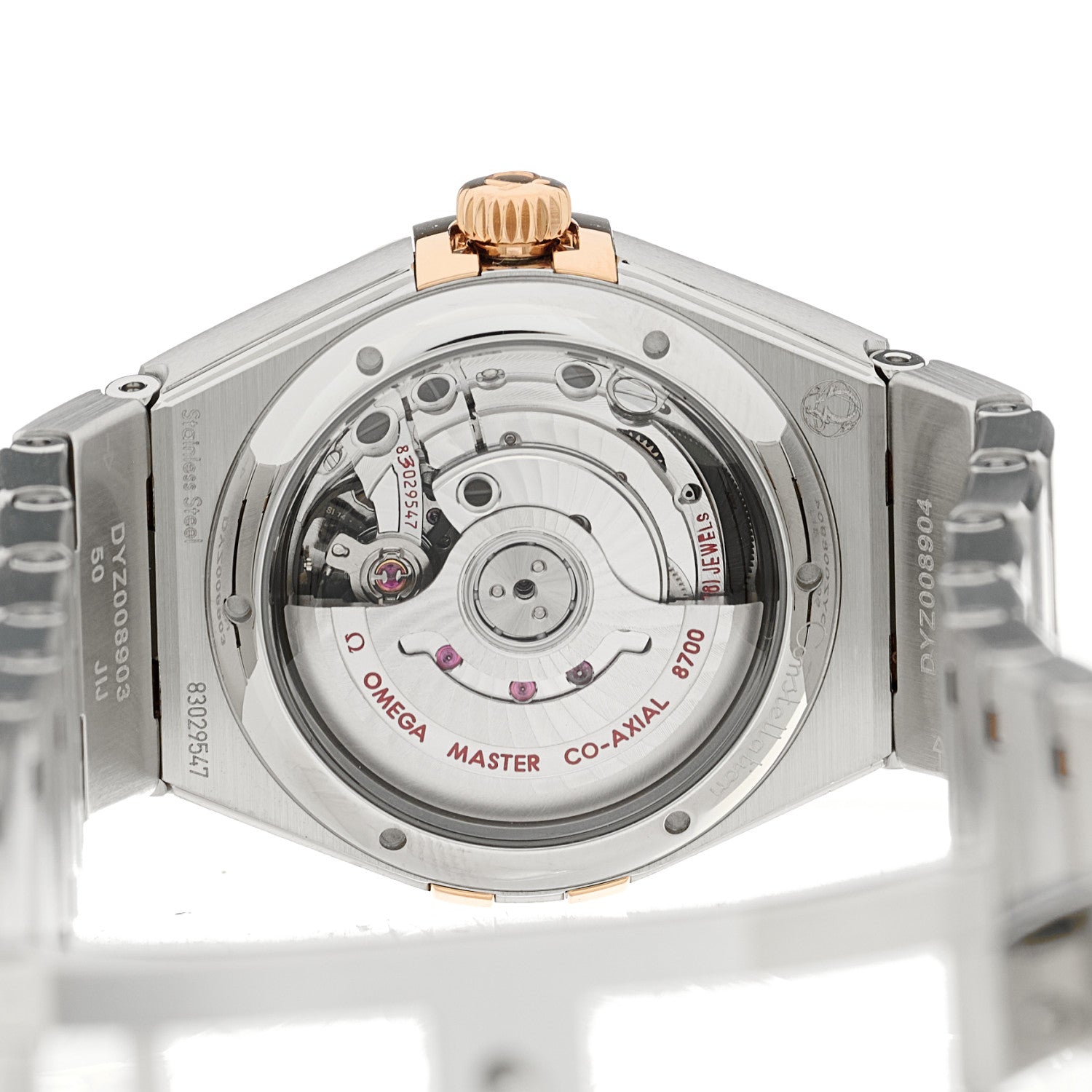 Omega Stainless Steel 18K Sedna Gold Diamond Bezel 29mm Constellation Automatic Watch 131.25.29.20.52.001 4 of 4