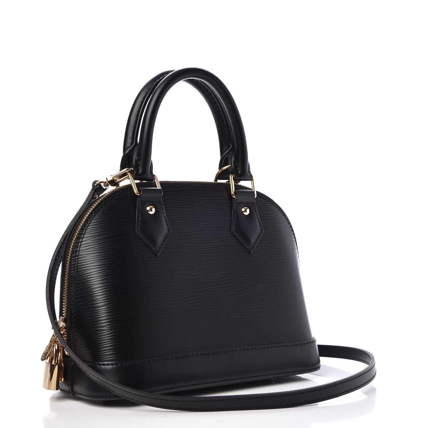 Louis Vuitton Epi Blooming Flowers Alma BB Black 3 of 7