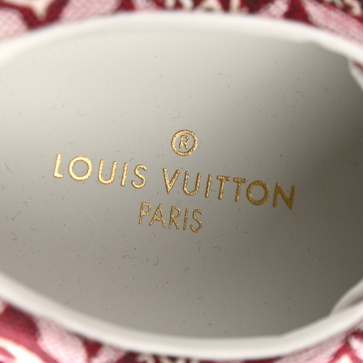 Louis Vuitton Jacquard Since 1854 Stellar Sneakers 35 Bordeaux 7 of 9