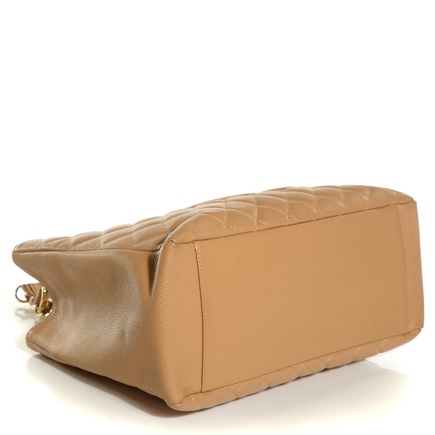 Chanel Caviar Quilted Grand Shopping Tote GST Beige 4 of 7