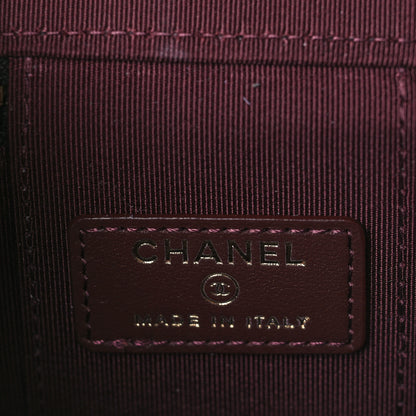 Chanel Caviar Quilted Mini Vanity Case With Chain Black 6 of 10