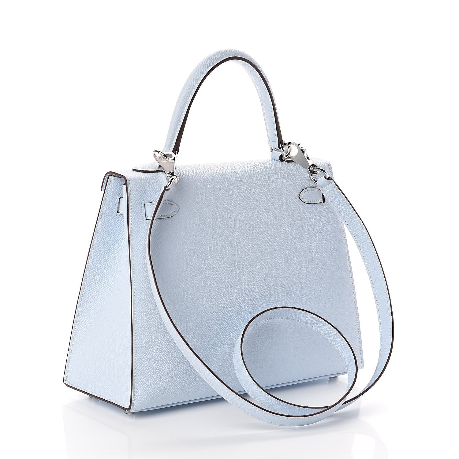 Hermes Epsom Kelly Sellier 25 Bleu Brume 3 of 32