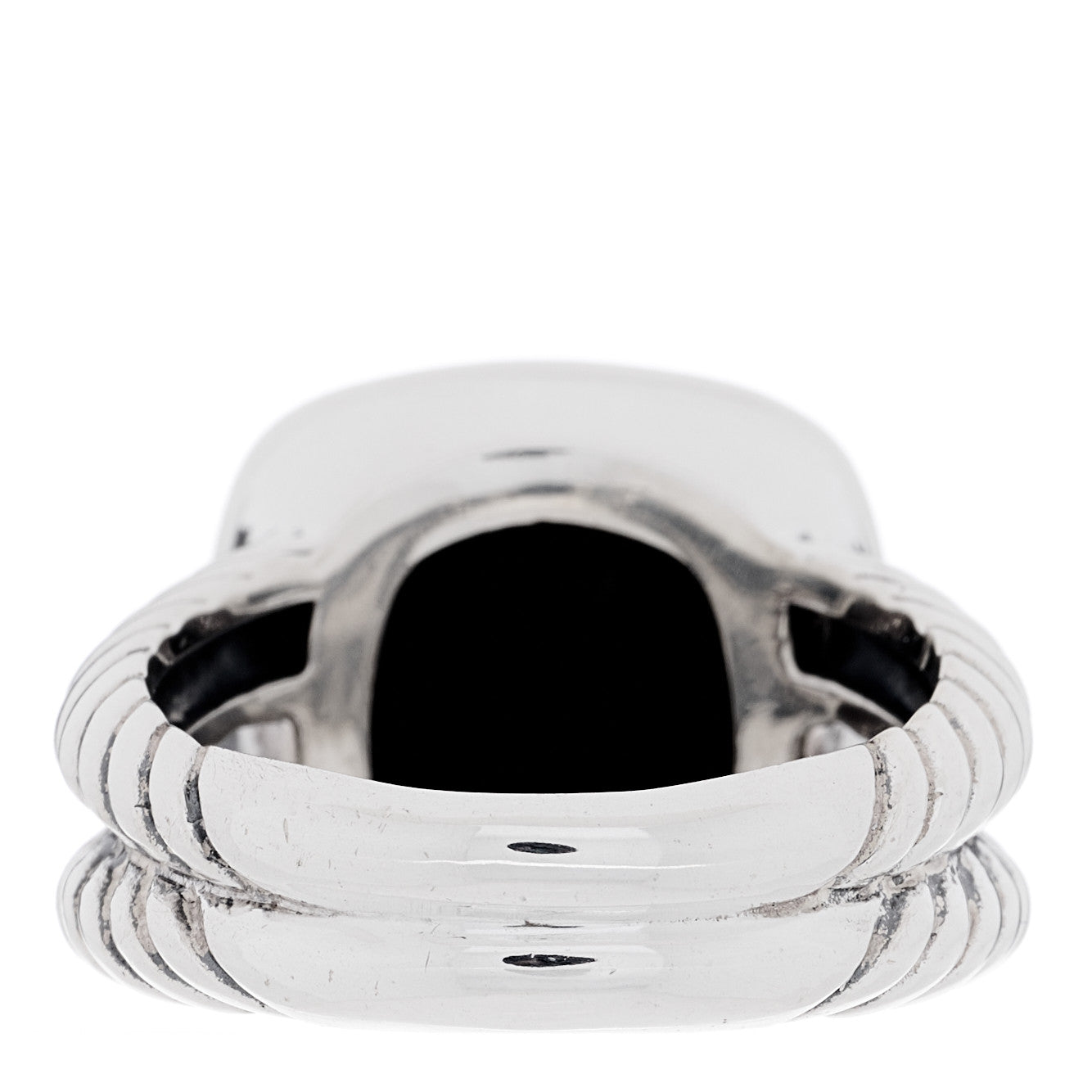 Sterling Silver Diamond Black Onyx 11mm Albion Ring 54 7