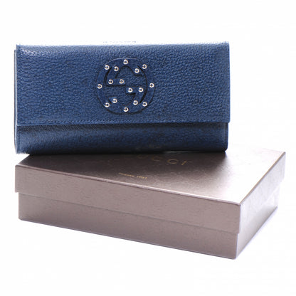Gucci Leather Blondie Continental Wallet Royal Blue 7 of 7