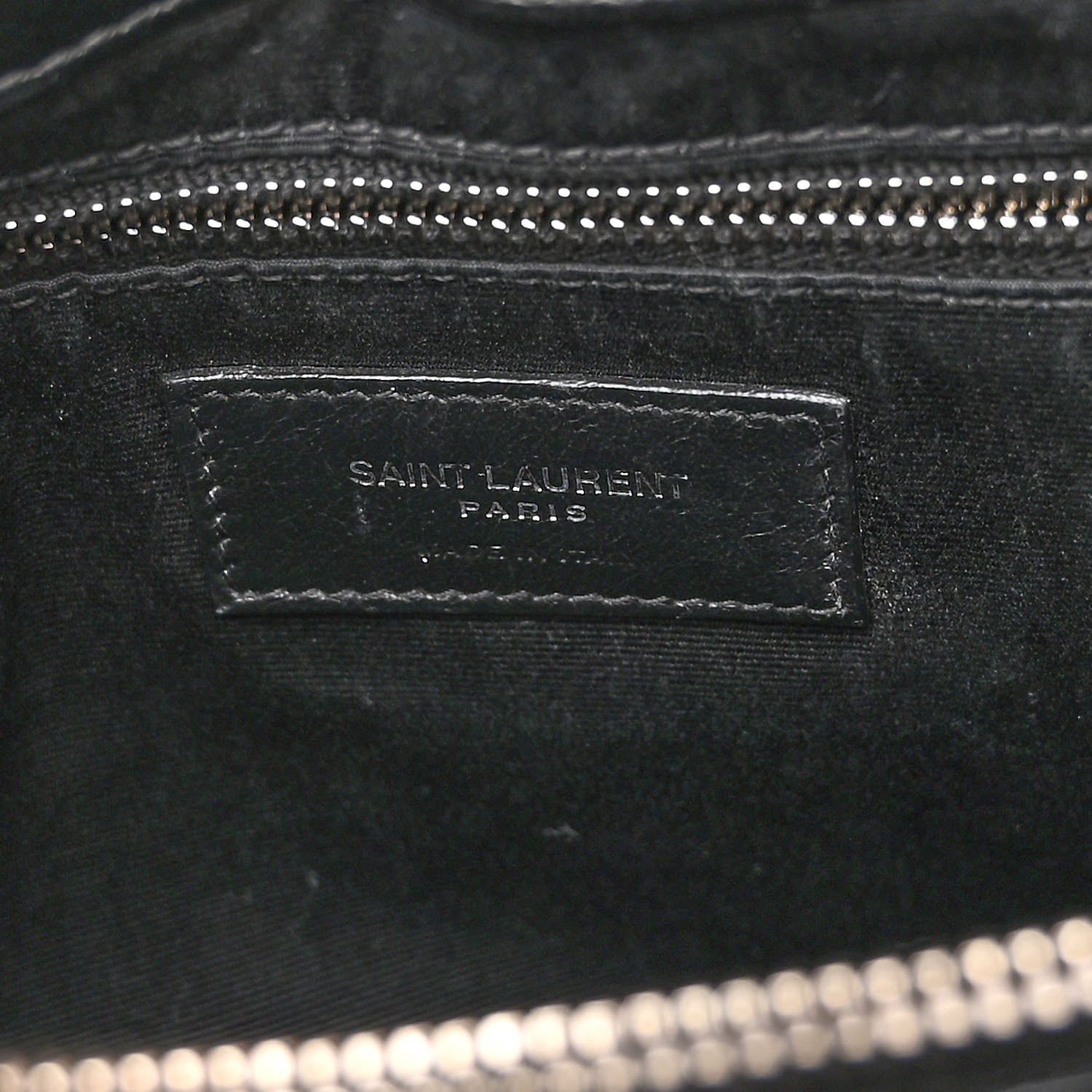 Saint Laurent Calfskin Y Quilted Monogram Medium Loulou Chain Satchel Black 7 of 13
