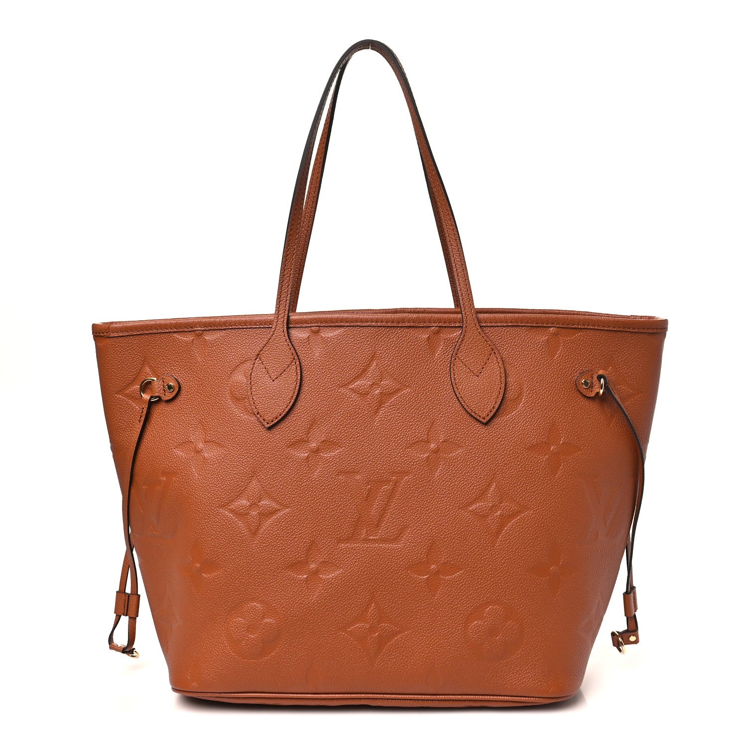 Louis Vuitton Empreinte Monogram Giant Neverfull MM Cognac 1 of 10