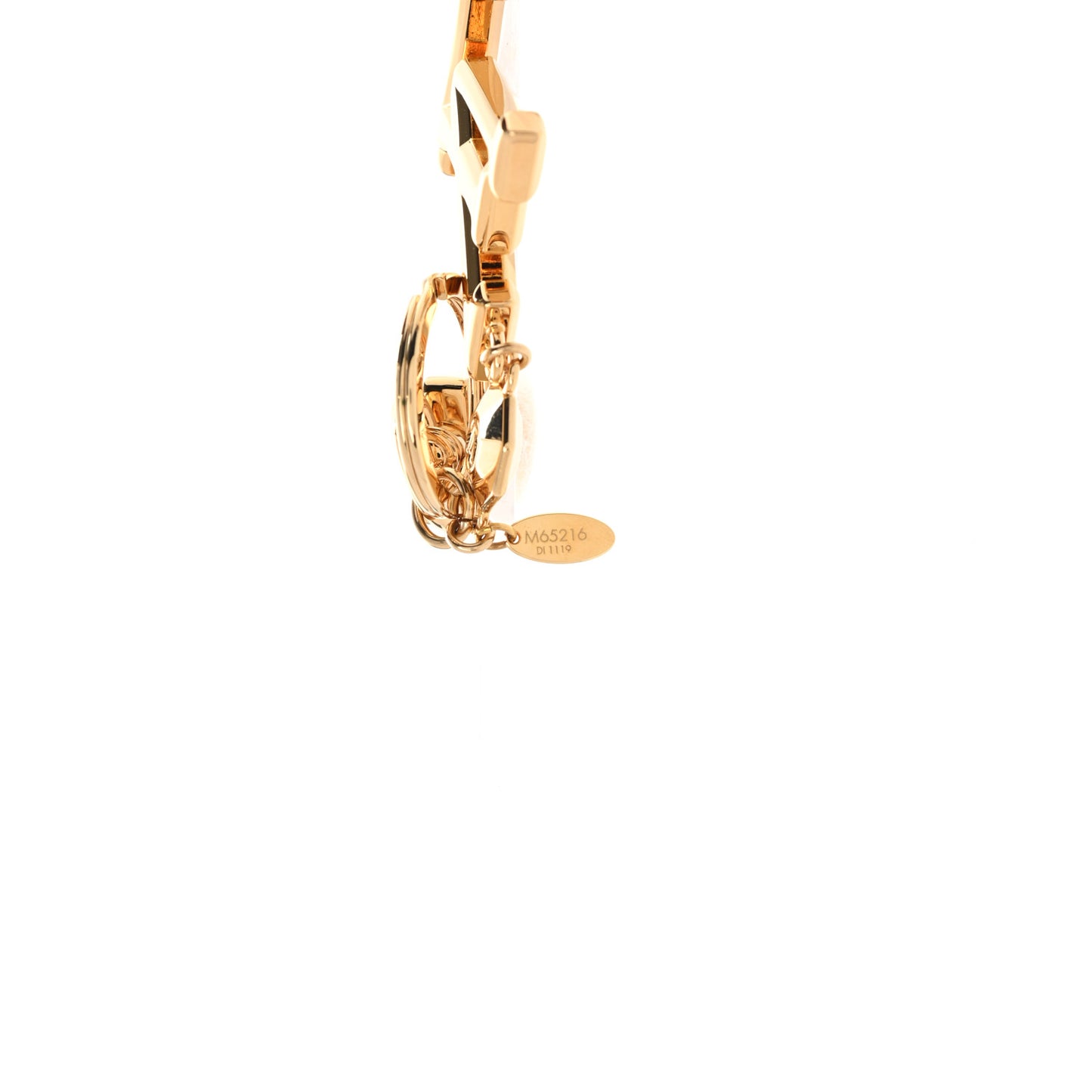 LV Facettes Bag Charm Key Holder Gold