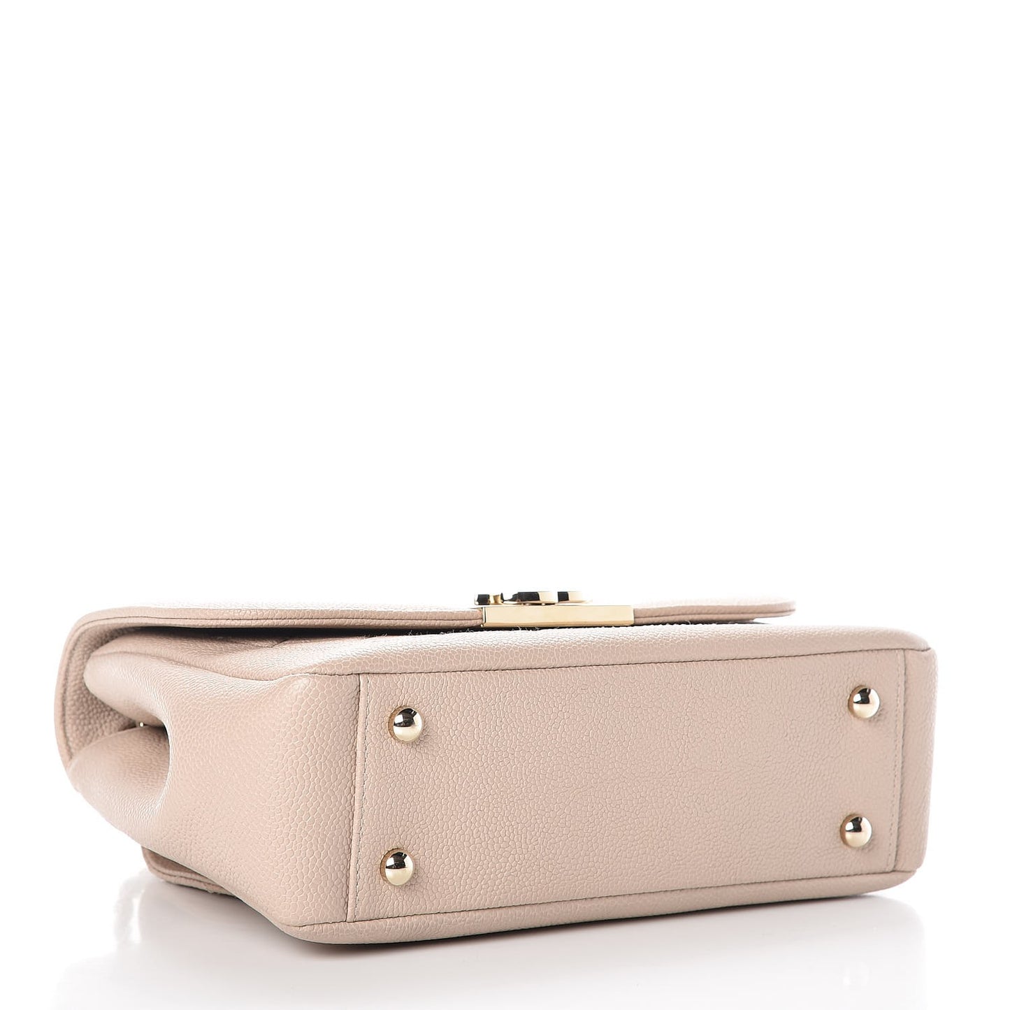 Caviar Small Flap Light Beige
