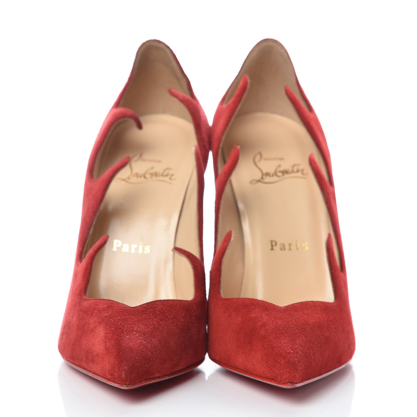 Veau Velours Olavague 100 Pumps 36 Rougissime