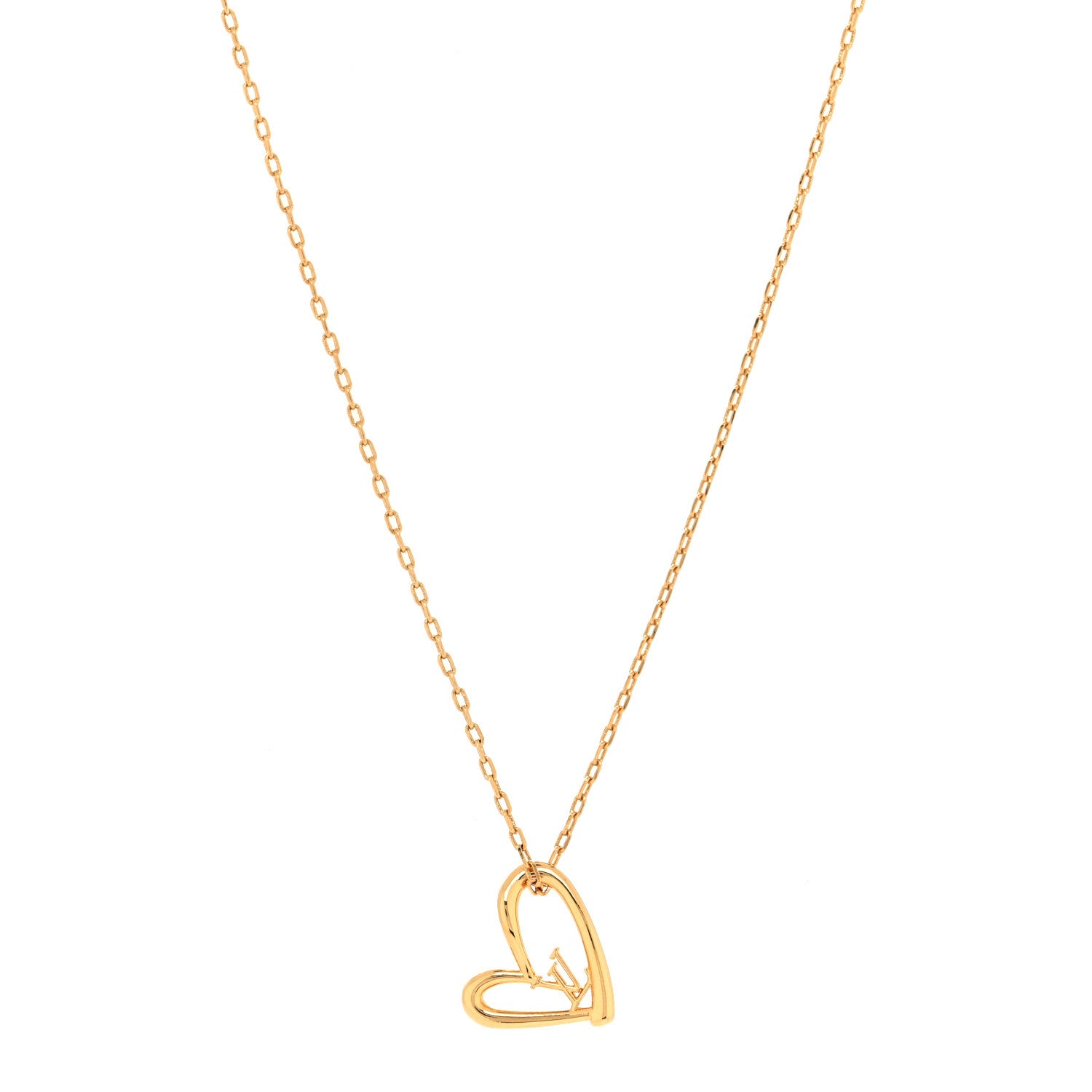 Louis Vuitton Metal Fall In Love Necklace 1 of 6