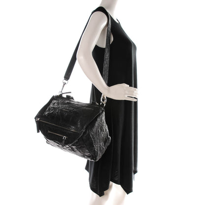 Givenchy Tumbled Sheepskin Medium Pandora Bag Black 2 of 7