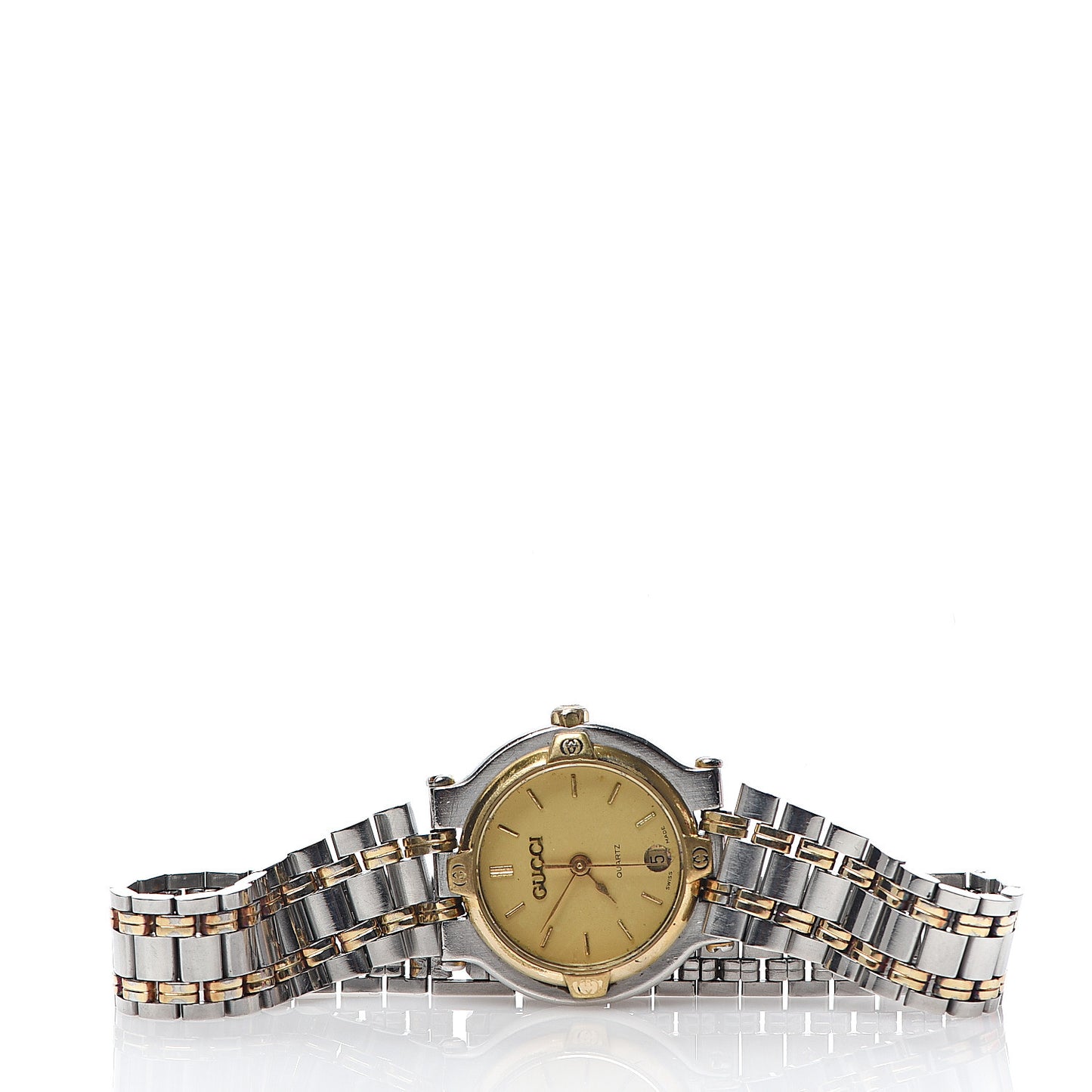 Stainless Steel 25mm 9000L Quartz Watch Gold