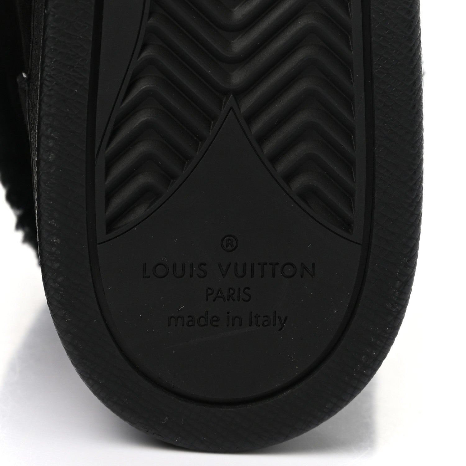 Louis Vuitton Suede Calfskin Shearling Snowdrop Flat Ankle Boot 37.5 Black 7 of 10