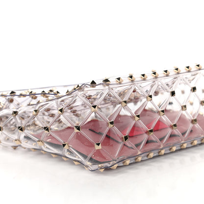 Valentino Garavani PVC Medium Rockstud Spike Shoulder Bag 6 of 9