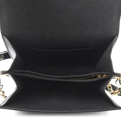 Louis Vuitton Smooth Calfskin Dauphine MM Black 5 of 11
