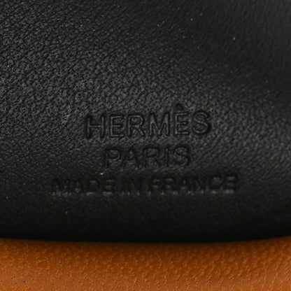 Hermes Milo Lambskin Grigri Rodeo Pegase Horse Bag Charm PM Sesame Black Bleu Saphir 3 of 4