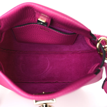 Mulberry Heavy Grain Mini Iris Hobo Pink 5 of 9