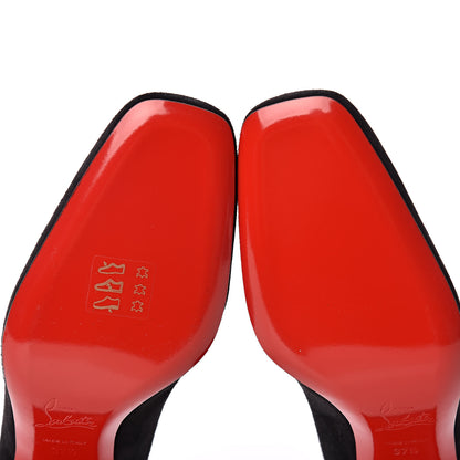 Christian Louboutin Veau Velours Donna Studs 55 Pumps 37.5 Black 6 of 9
