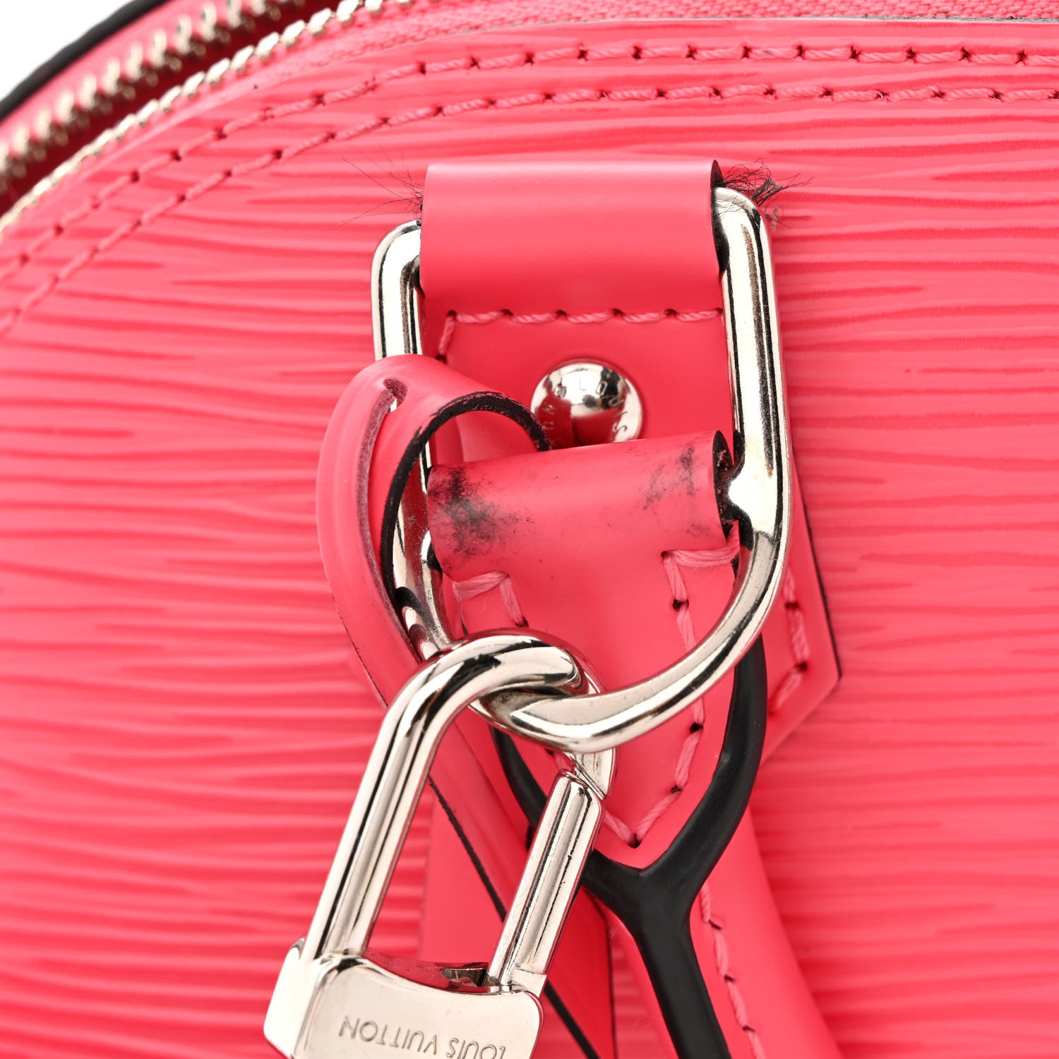 Louis Vuitton Epi Jacquard Alma BB Dragon Fruit 12 of 16
